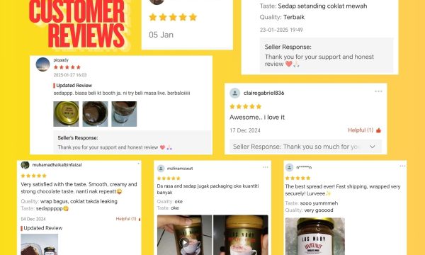 testimoni pelanggan las nary chocolate